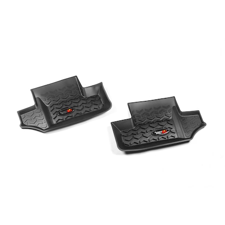 Rugged Ridge 07-16 WRANGLER JK ALL TERRAIN FLOOR LINER 2ND ROW, BLACK 12950.02